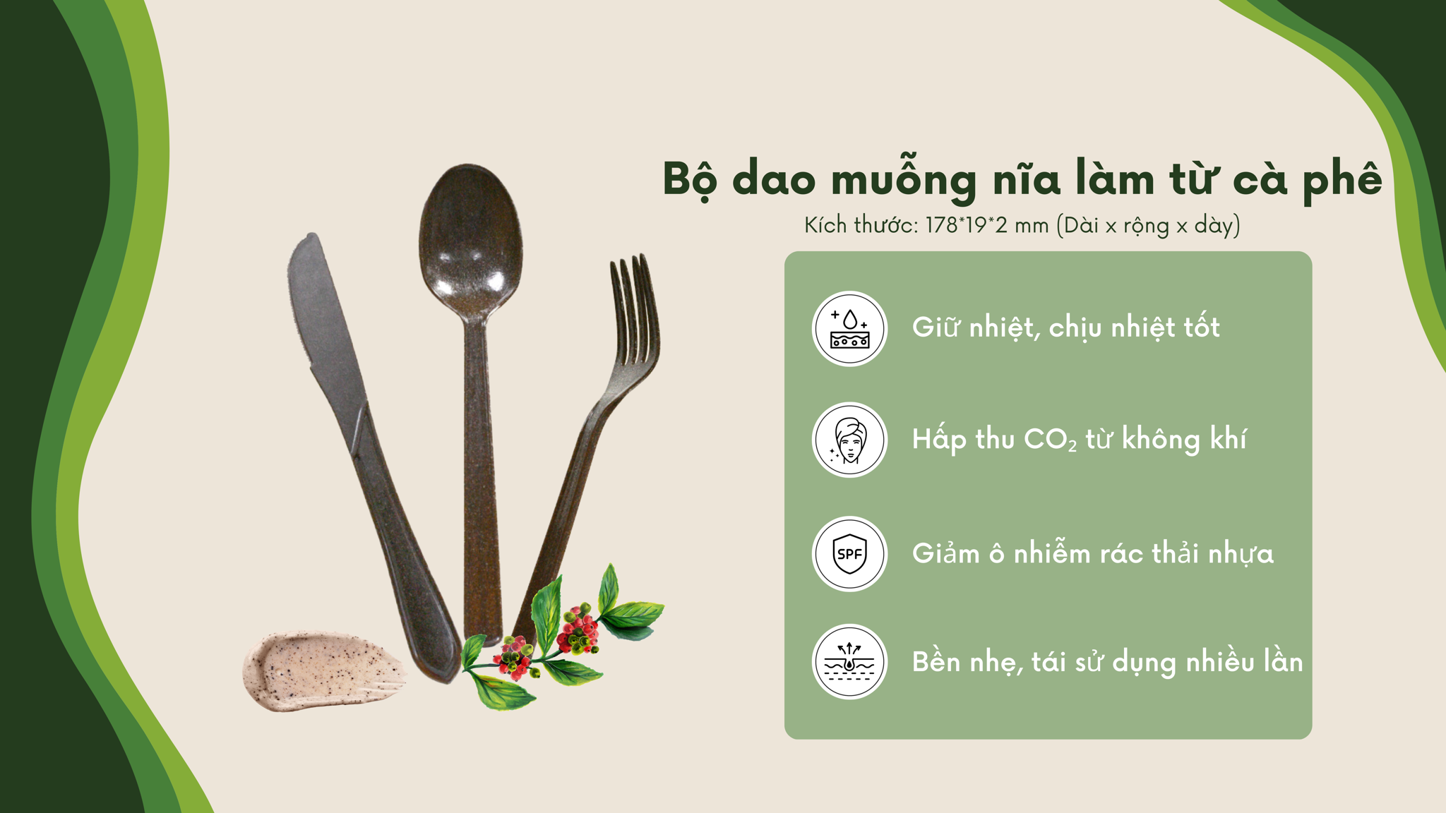 Bộ dao muỗng nĩa AirX Coffee