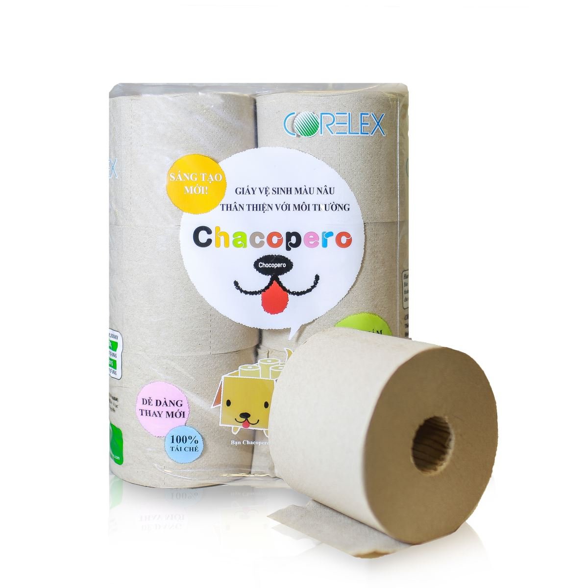 Giấy vệ sinh tái chế của Corelex giúp tiết kiệm tài nguyên gỗ